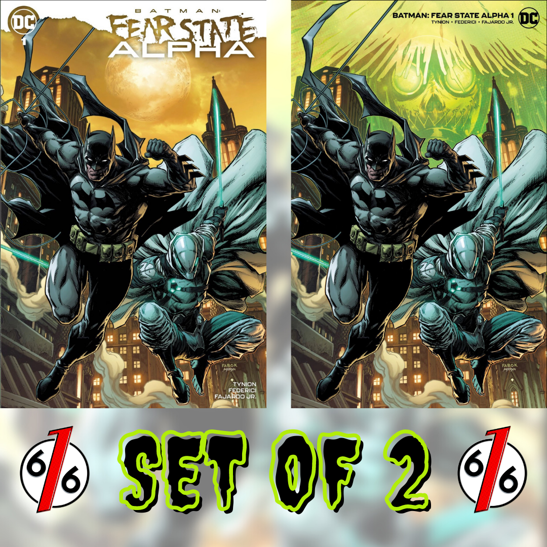 BATMAN FEAR STATE ALPHA #1 FABOK Variant Set Trade & Minimal Dress LTD –  The 616 Comics