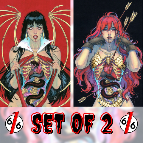 [FOIL 3 PACK] SCARLET WITCH (#4, ANNUAL #1, AVENGERS #1) UNKNOWN COMICS  DAVID NAKAYAMA & NATHAN SZERDY EXCLUSIVE VIRGIN VAR (06/21/2023)