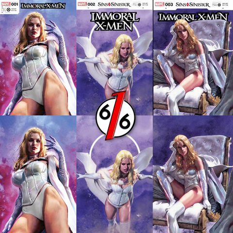 [FOIL 3 PACK] SCARLET WITCH (#4, ANNUAL #1, AVENGERS #1) UNKNOWN COMICS  DAVID NAKAYAMA & NATHAN SZERDY EXCLUSIVE VIRGIN VAR (06/21/2023)