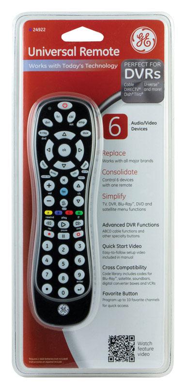 GE  Programmable Universal Remote Control