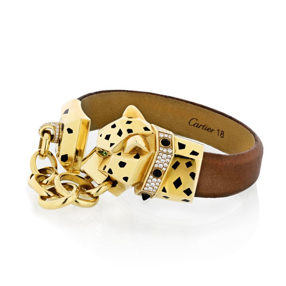 Gold 'Walking Panthère' Bracelet, Cartier Beekman New York - Fine