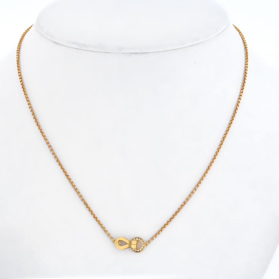 Cartier 18K Yellow Gold Santos Link 21 Inch Chain Necklace – The Back Vault