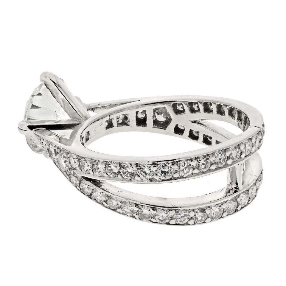 Tiffany & Co. - Platinum Diamond 5 Pointed Star on Diamond Chain Pendant