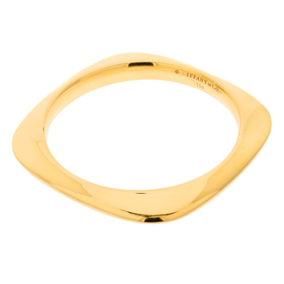 Tiffany & Co. - Platinum & 18K Yellow Gold Gemset and Diamond Charm Bracelet