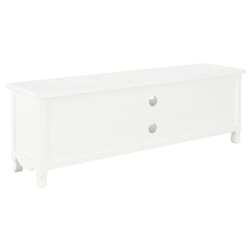 TV Cabinet, Wood, White, 120x30x40cm