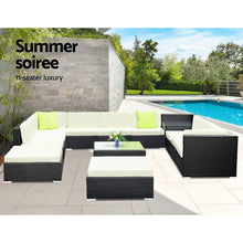 Load image into Gallery viewer, Outdoor Sofa Lounge Set, 13 Piece, Wicker