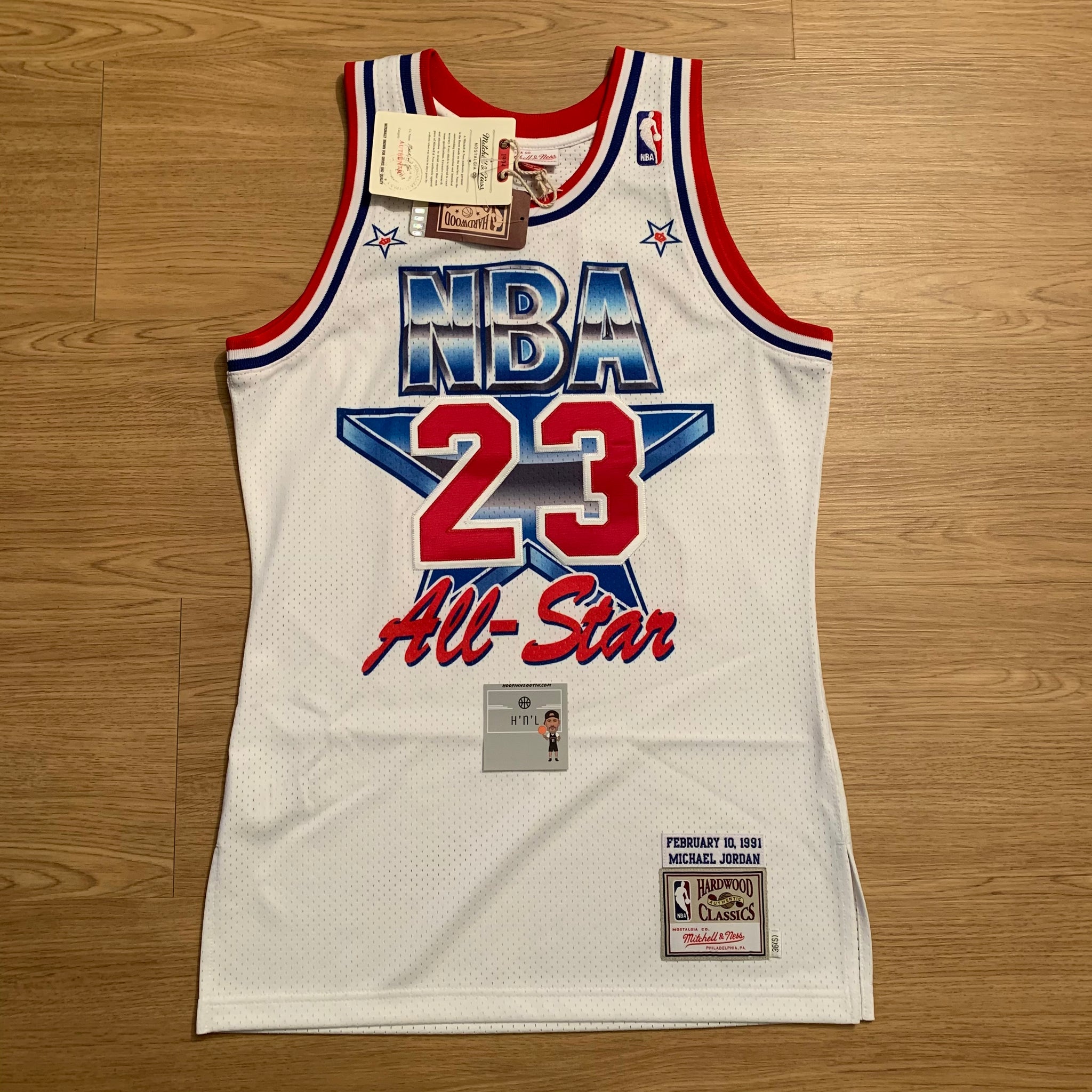 1991 jordan all star jersey