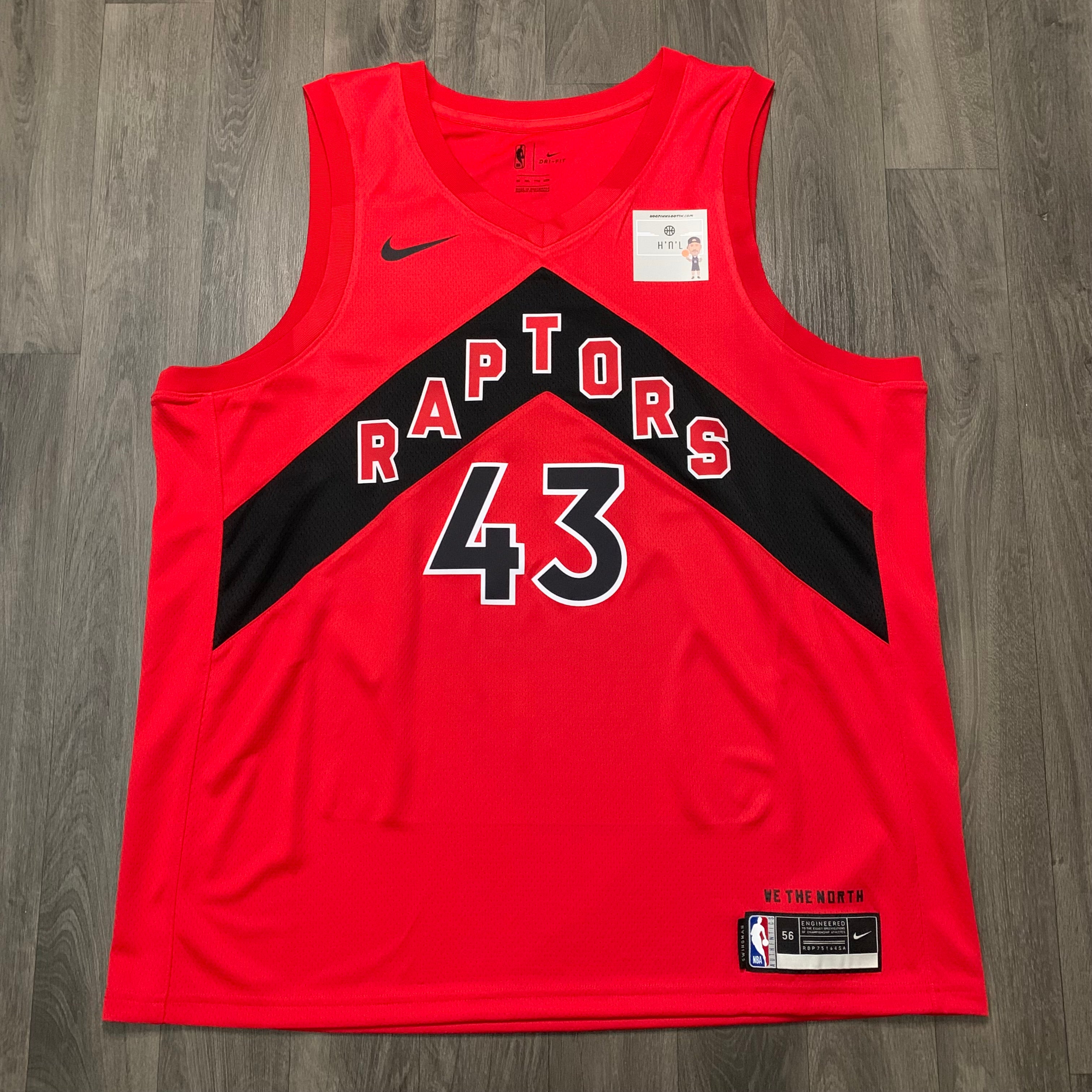 og raptors jersey