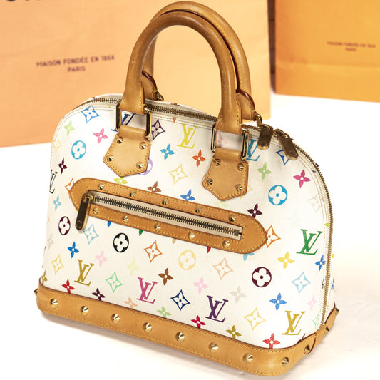 LOUIS VUITTON Sac Plat GM Hand Bag Epi Leather Yellow Citron