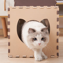 Carica l&#39;immagine nel visualizzatore di Gallery, Cat Tunnel Cat Nest Four Seasons Japanese Cat Toy Tunnel Rolling Dragon EVA Assembled Tunnel Cat Cage Cat Nest Cat House
