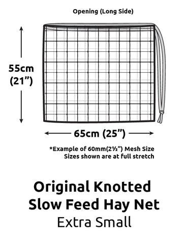 Knotted Hay Nets - Extra Small