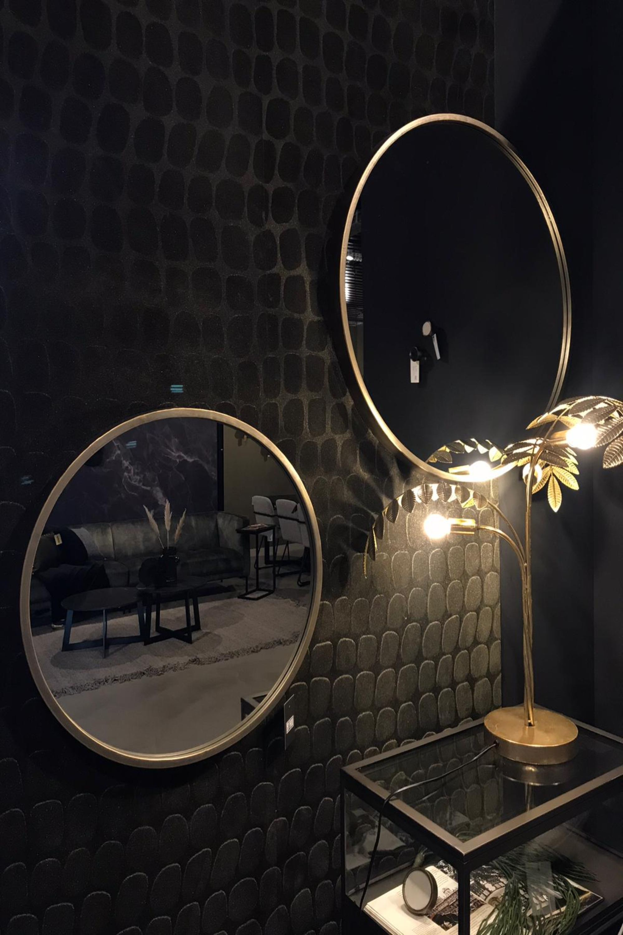 werper statisch drempel By-Boo spiegel Selfie large - goud – Idecoratie