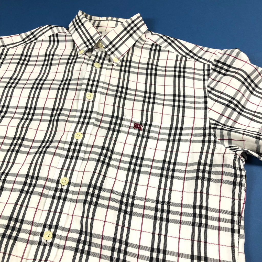 burberry nova check short sleeve shirt