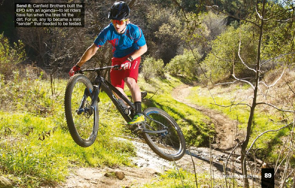 mountainbike action