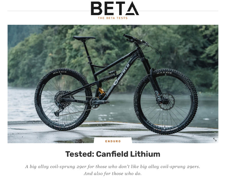 Canfield Lithium Review | Beta MTB
