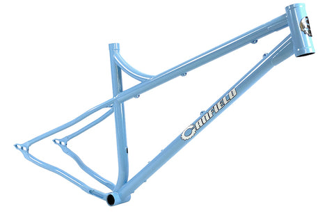 Canfield Nimble 9 - Frost Powder Blue - Steel hardtail frame