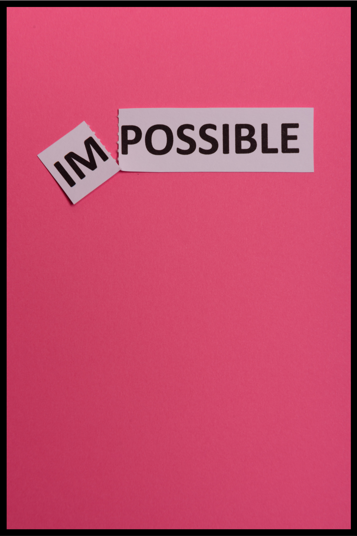 Billede af impossible plakat - 21x30 cm