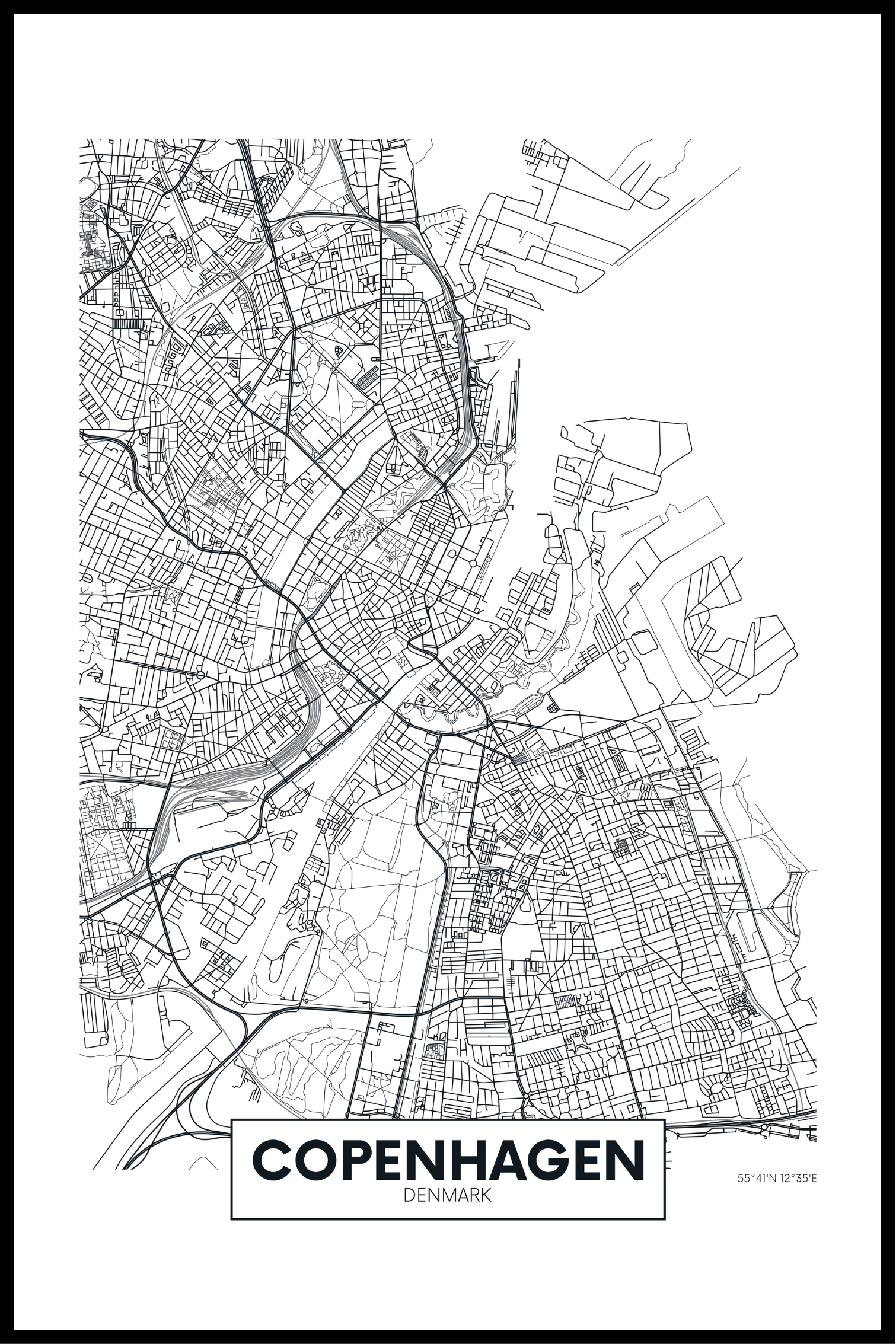 Billede af Copenhagen Plakat - 21x30 cm