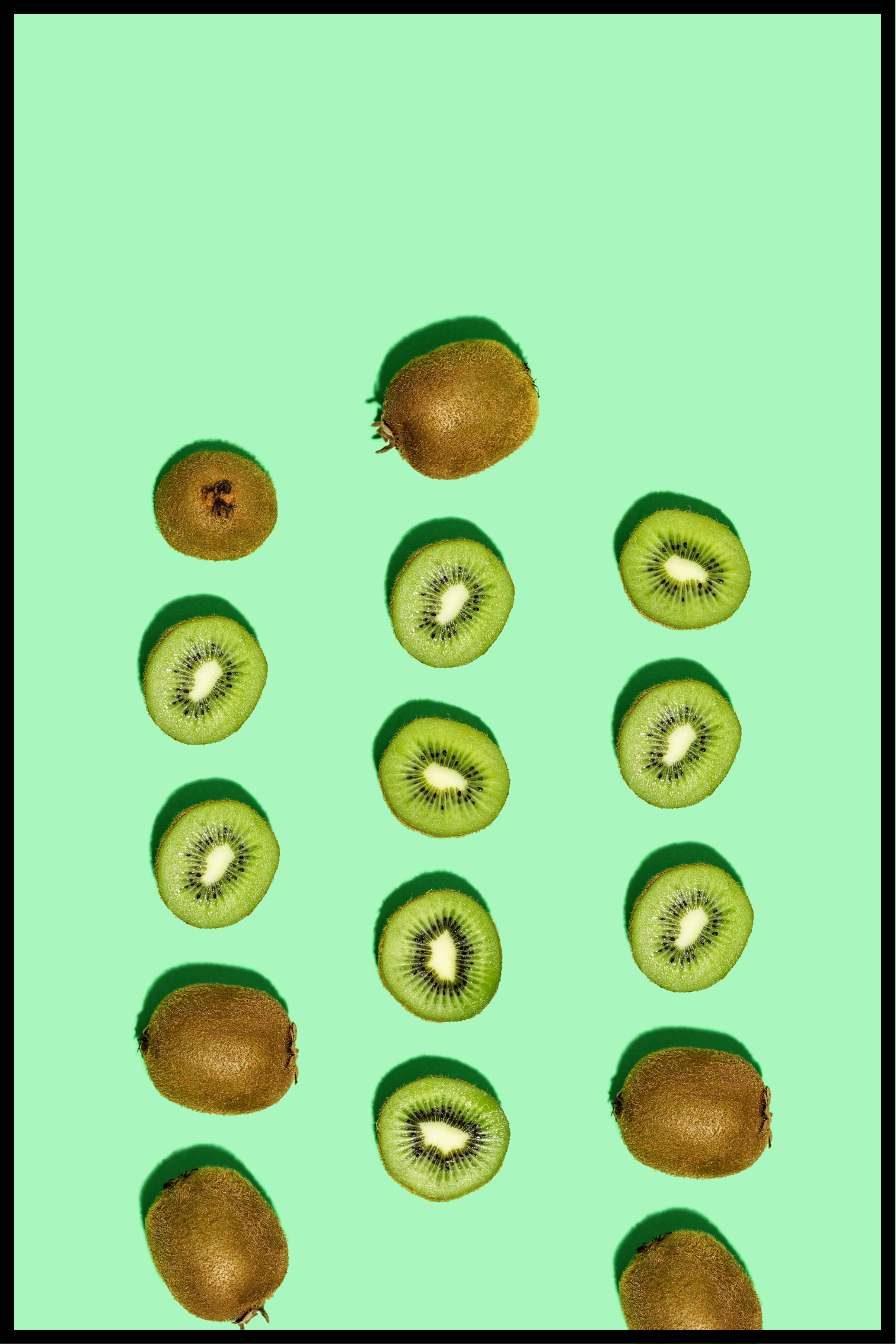 Se Kiwi plakat - 21x30 cm hos SimplyPoster.dk