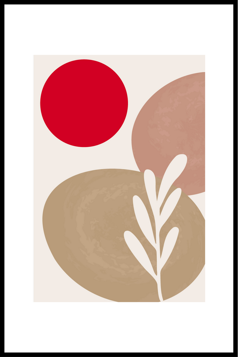 Abstrakt botanik plakat – SimplyPoster