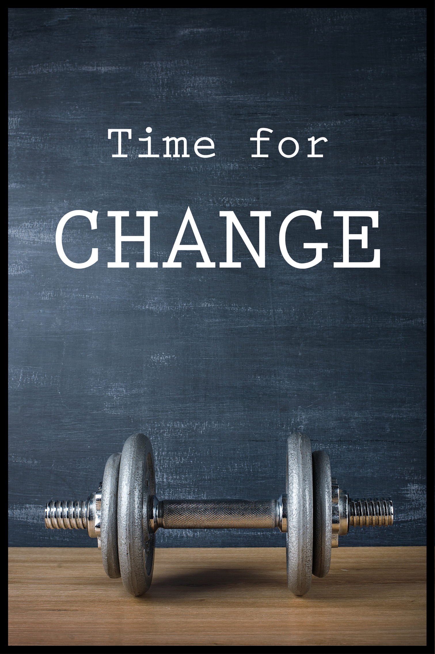 Se Time for change plakat - 40x50 cm hos SimplyPoster.dk