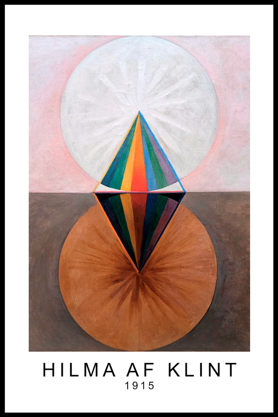 Se Hilma af Klint 1915 plakat - 50x70 cm hos SimplyPoster.dk