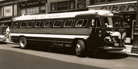 Hageys Bus Service in 1950.