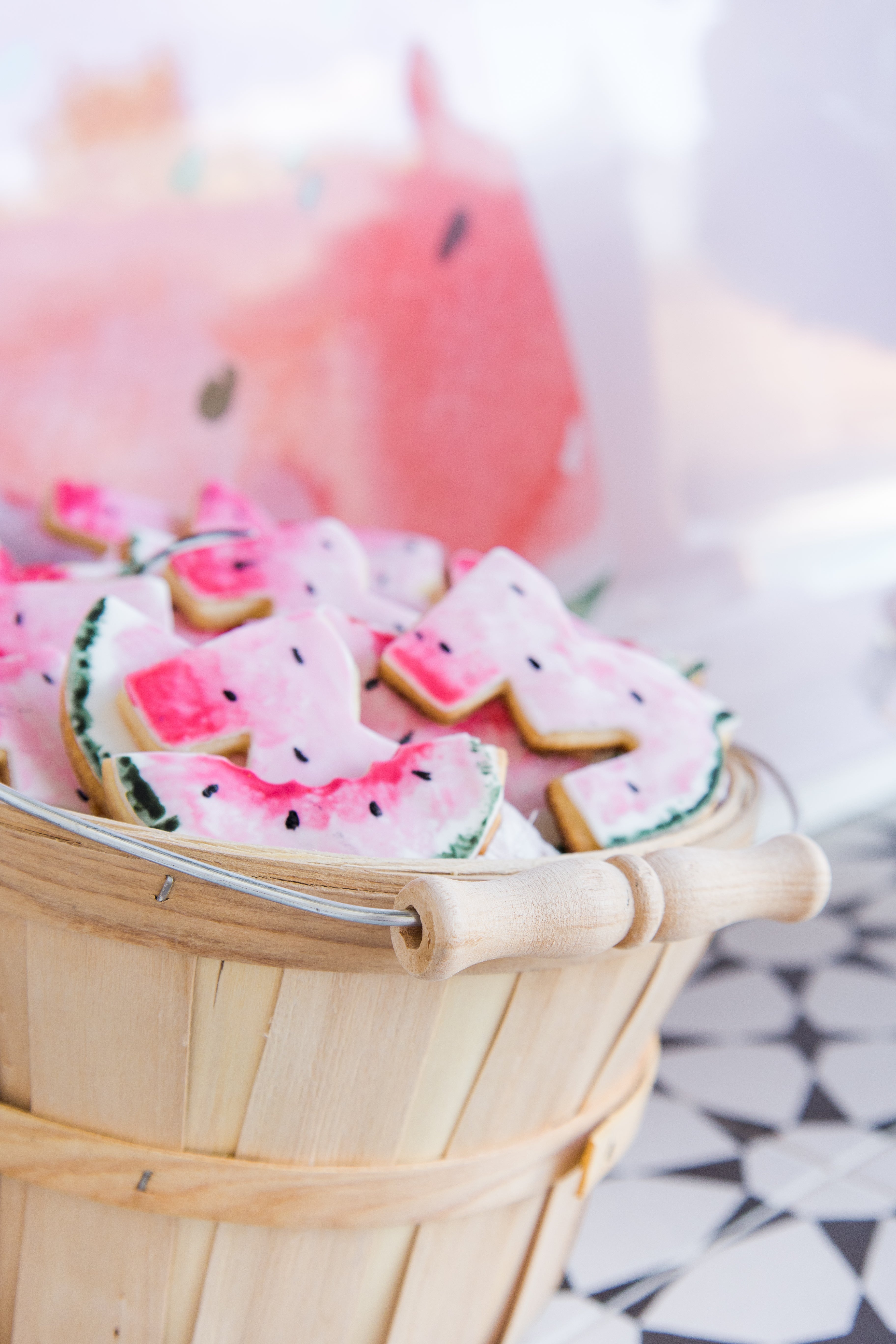 custom watermelon cookies