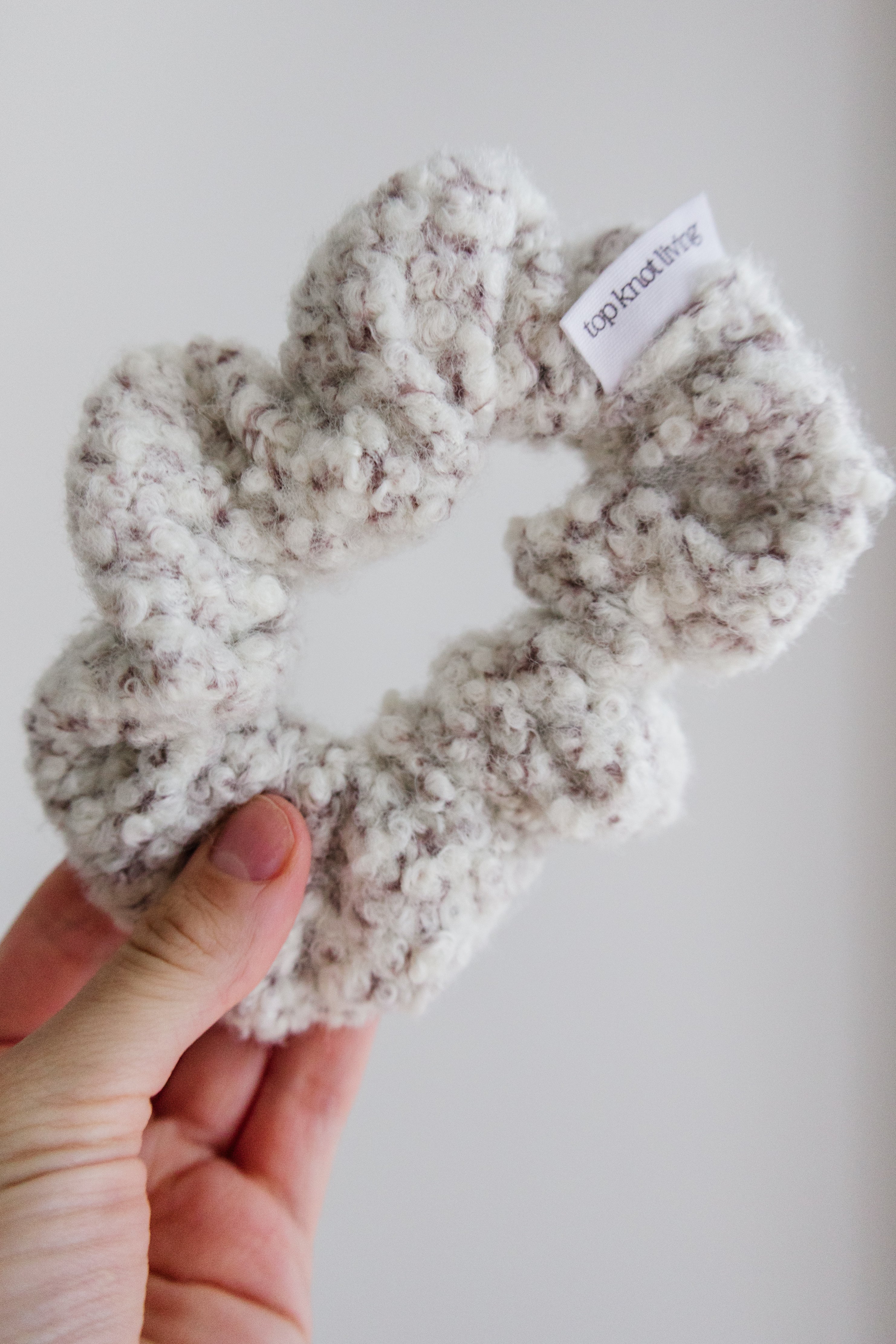 boucle scrunchie