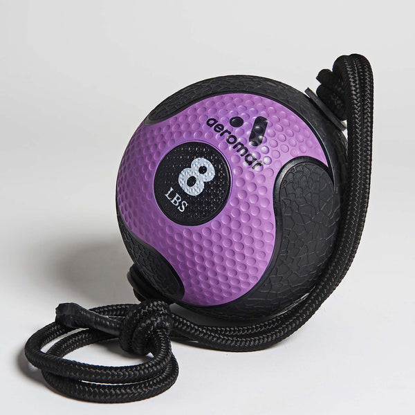 8 pound medicine ball with rope