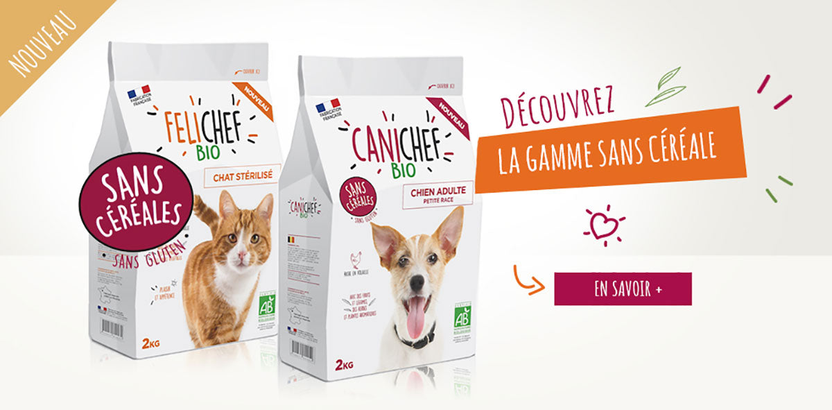 Canichef Felichef Croquettes Bio Pour Chiens Et Chats