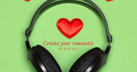 Set the mood with a romantic playlist.