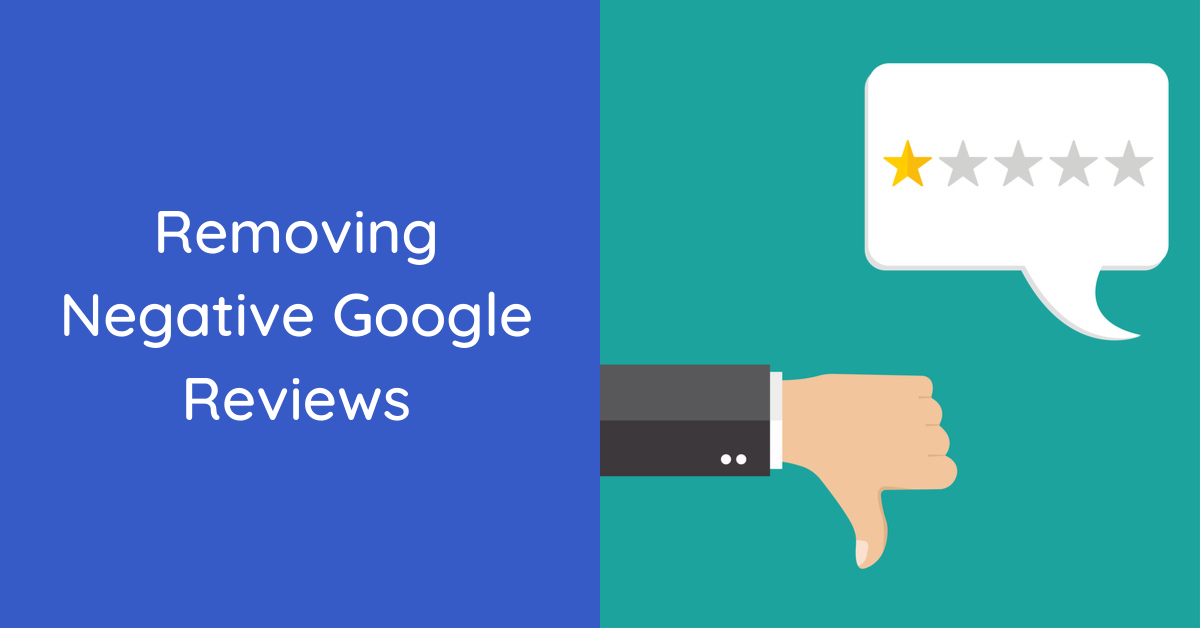 how to remove negative reviews from google search results