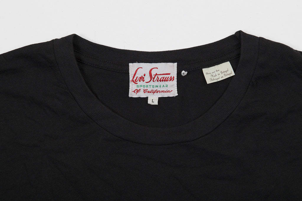 Levi's Vintage Clothing 1950s Sportswear Tee Black – elevensouls