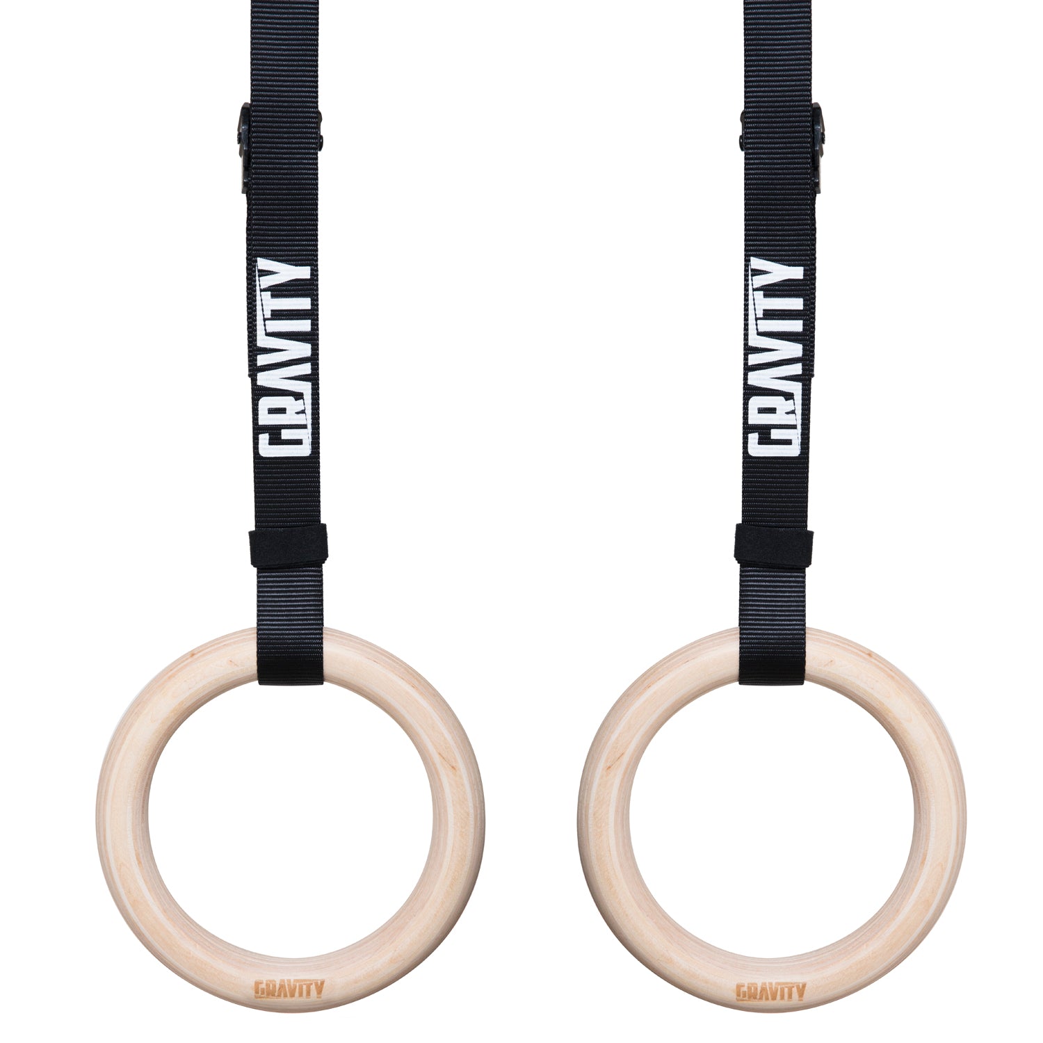 Gravity Fitness Wooden Gymnastic Rings - Gravity Fitness Equipment product image