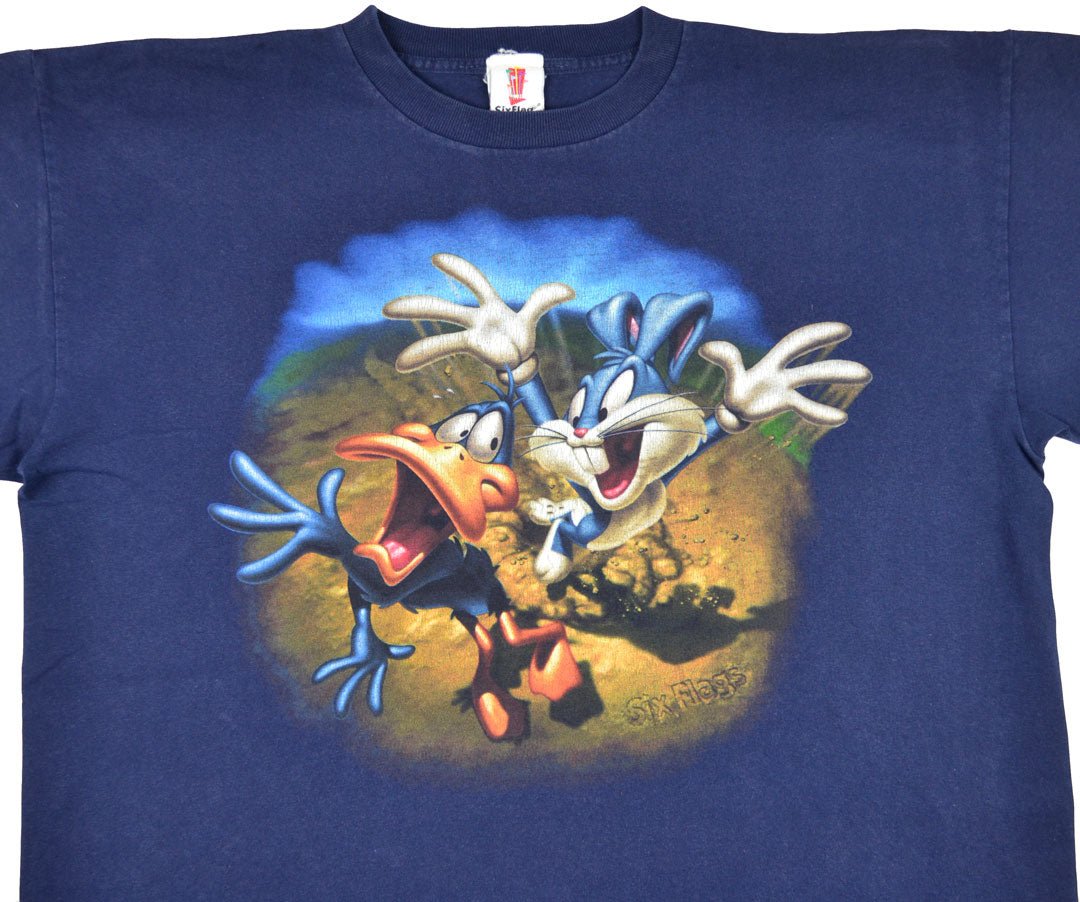 1990s LOONEY TUNES T-Shirt (XL)