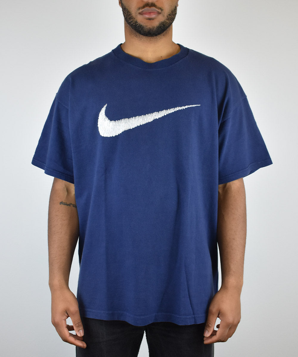 nike therma fit hoodie navy blue