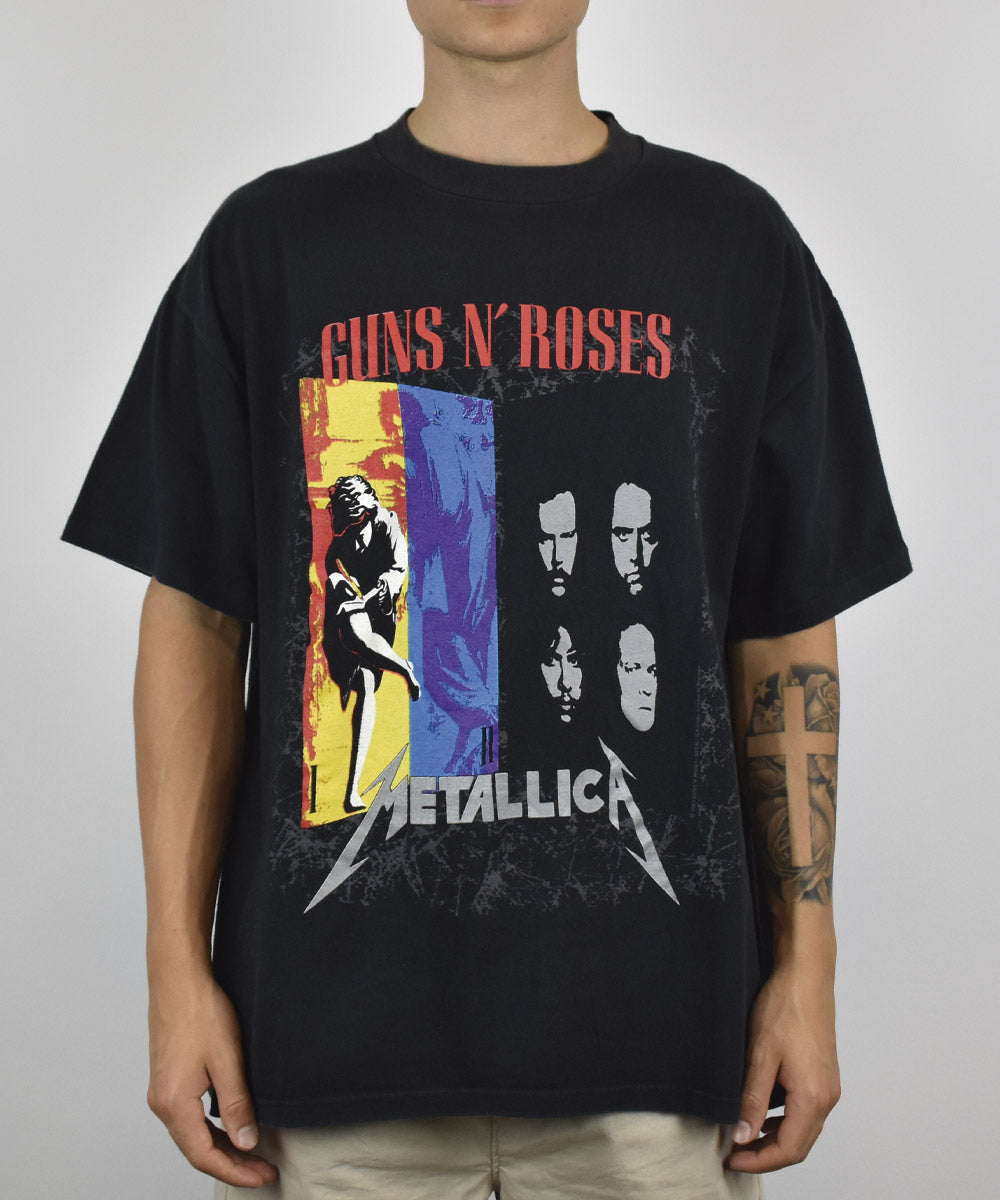 ヴィンテージ ガンズアンドローゼズ メタリカ 1992年製 Tシャツ 通販