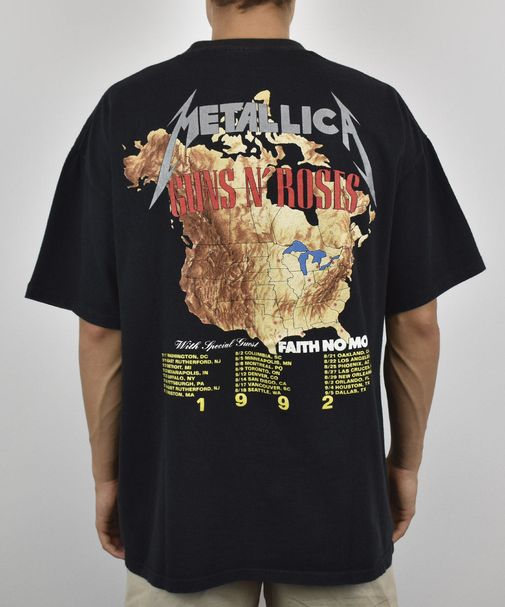フローラル Metallica Tシャツ guns 1992年製 ヴィンテージ 90s | www
