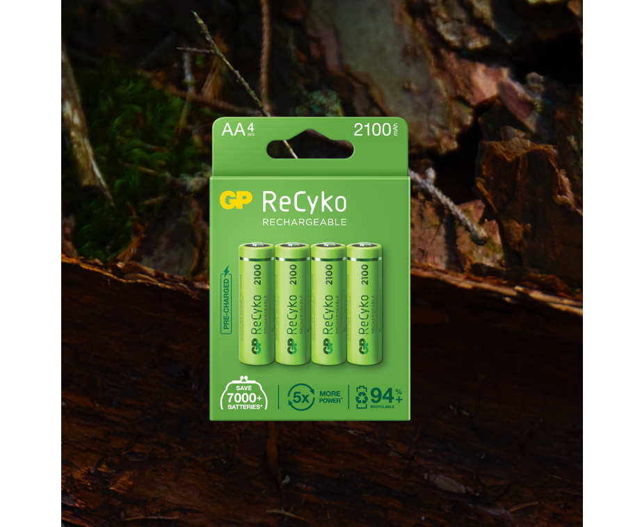 Rechargeable batteries D/LR20, 1,2V, 5700mAh, ReCyko, 2 pcs., GP 