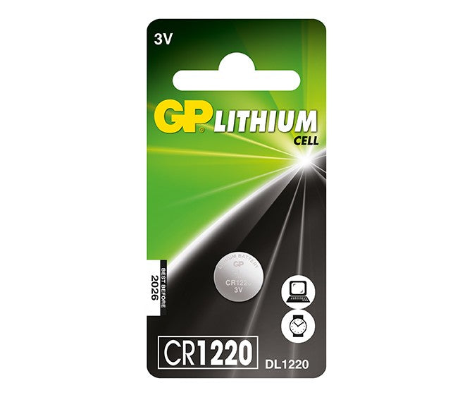 gracht Verpletteren Heerlijk GP Lithium Coin Battery CR1220 | GP Batteries International
