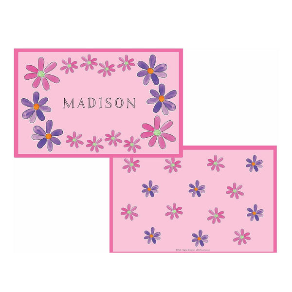 Flower Power Tabletop - Placemat - Personalized