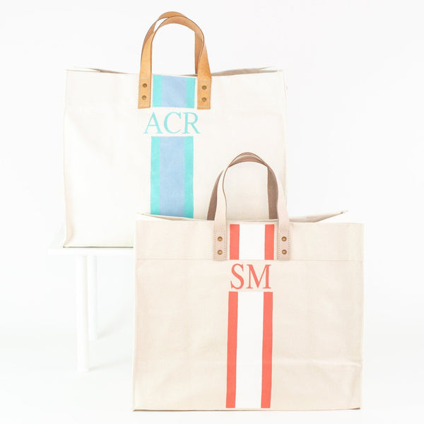 Brynn Canvas Tote with Monogram