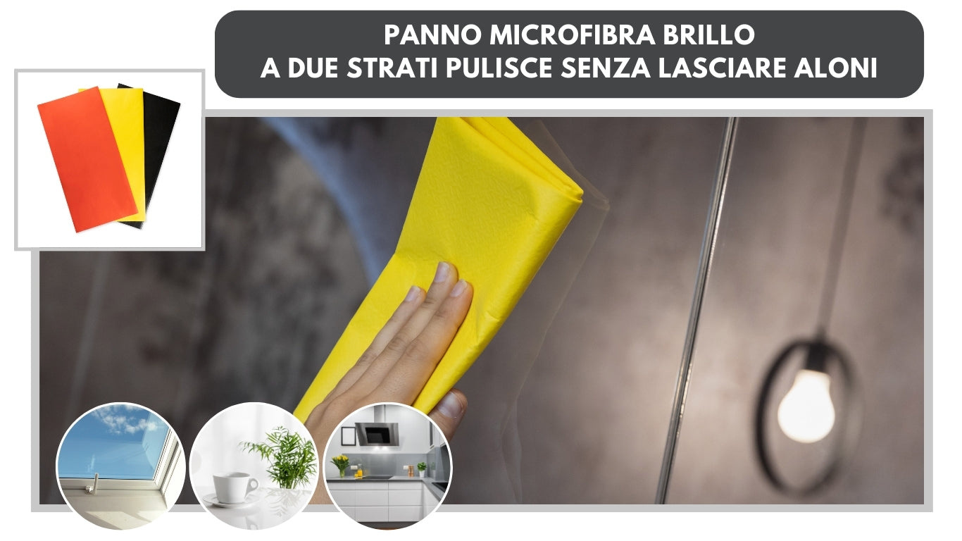 Turboline Kit 4 panni pulizia in microfibra - QVC Italia