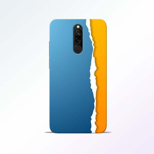 Blue Yellow Redmi 8 Mobile Cases