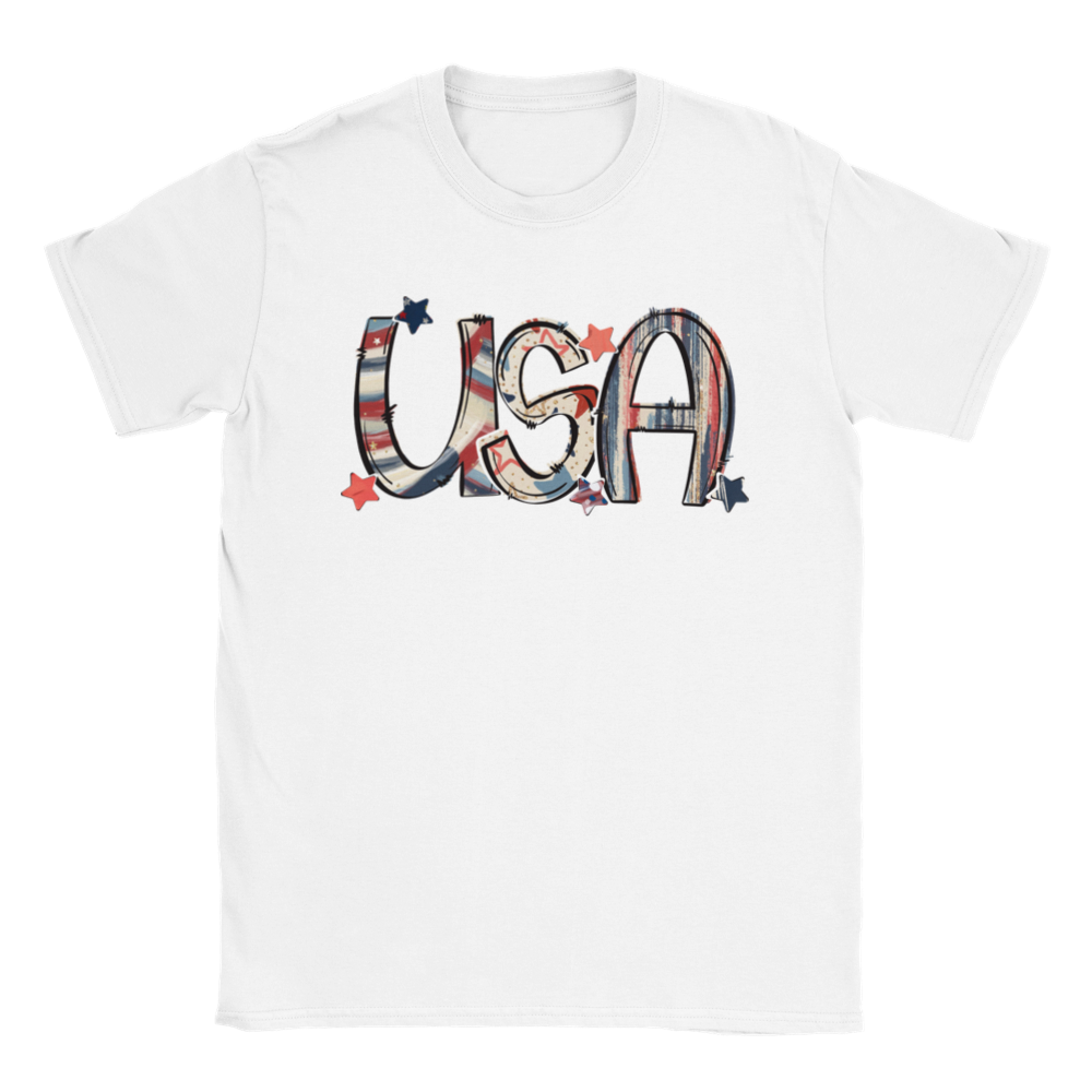 USA - Patriotic - 4th of July - America Crewneck T-shirt | eBay