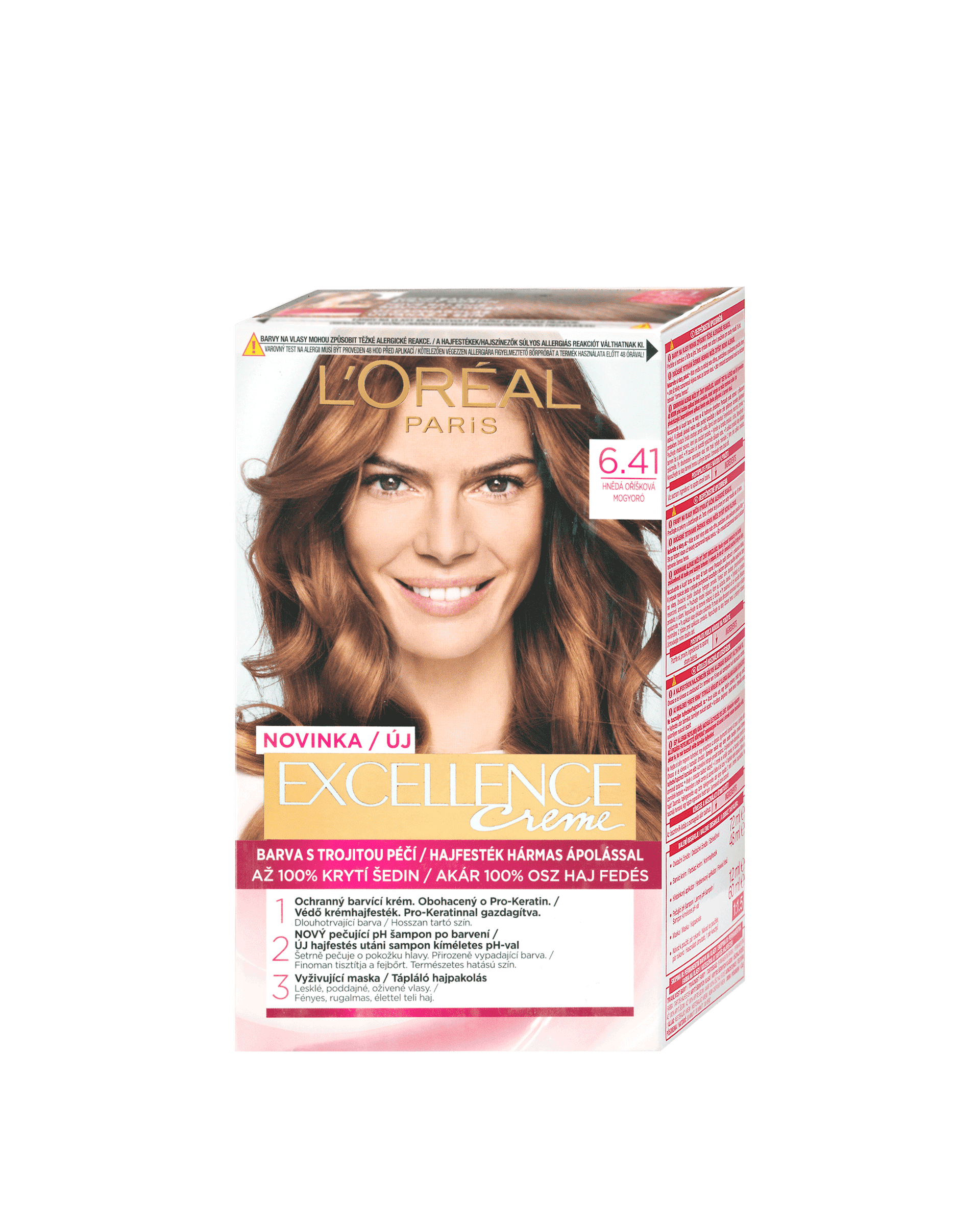 L'OREAL EXCELLENCE HAIR COLOR LIGHT CARAMEL BROWN 6.41 – Babe Theory