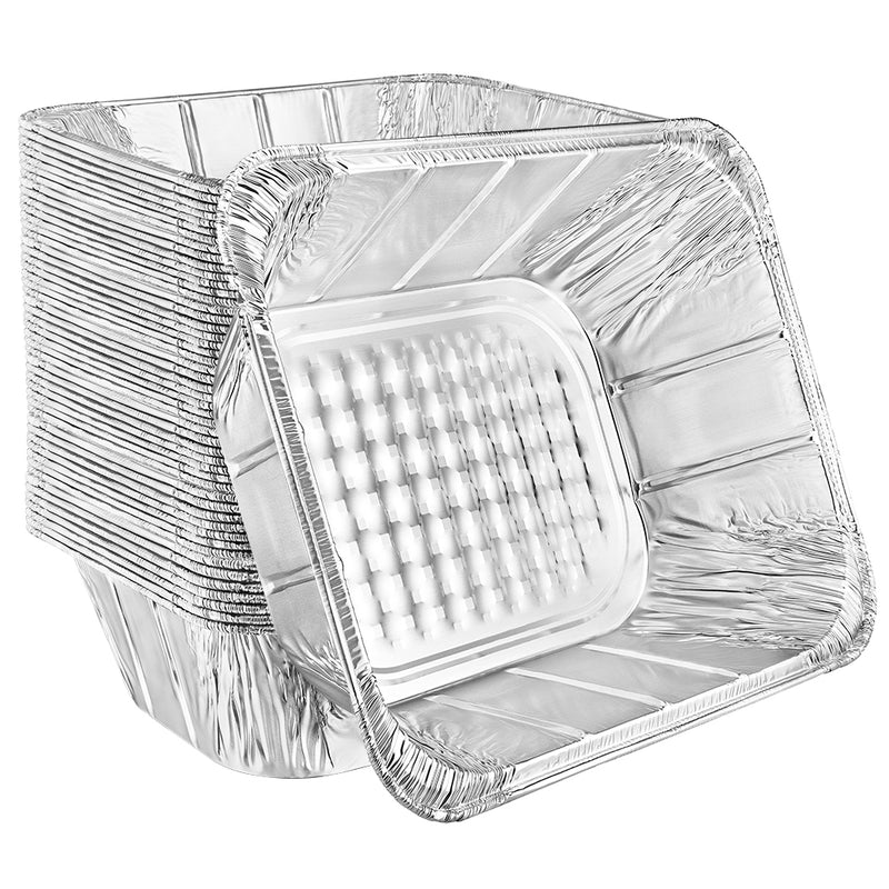 Heavy Duty Aluminum Foil Half Size Deep Pan 12.75 L X 10.375 W X