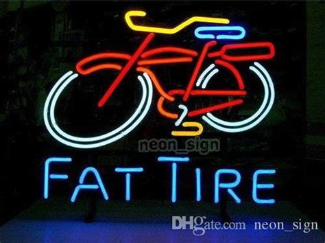 Authentic Fat Tire Neon Sign for bar