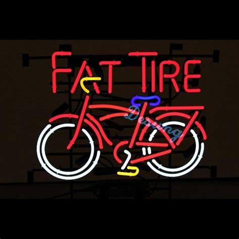 Authentic Fat Tire Neon Sign